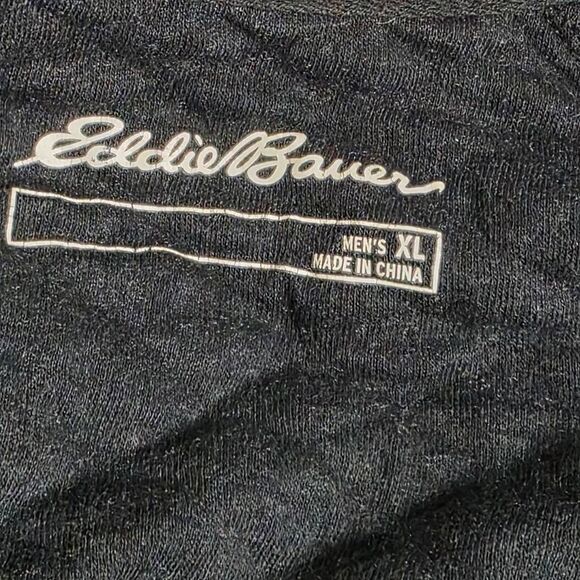 Eddie Bauer Men’s Quilted Snap Pullover Sweatshirt XL - Picture 4 of 6